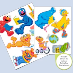 Delta Children Sesame Street Deluxe Multi-Bin Toy Organizer -Delta Children TB84778SS deluxe org sesame street silo 123 scaled