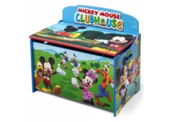 Delta Children Mickey Mouse Deluxe Toy Box -Delta Children TB84955MM mickey deluxe toybox left hi res b4cec72d e4d8 4a5a 8e3c 96196b47a098