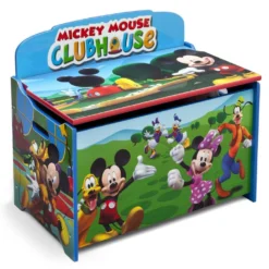 Delta Children Mickey Mouse Deluxe Toy Box -Delta Children TB84955MM mickey deluxe toybox right hi res 639b3b1d 2140 4e6f 8d9d ed59bdd7cecf