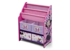 Delta Children Minnie Mouse Book & Toy Organizer 7 Delta Children Minnie Mouse Book & Toy Organizer -Delta Children TB84974MN minnie book toy organizer left hi res e098cd96 223a 41e6 9d52 7030e6530831
