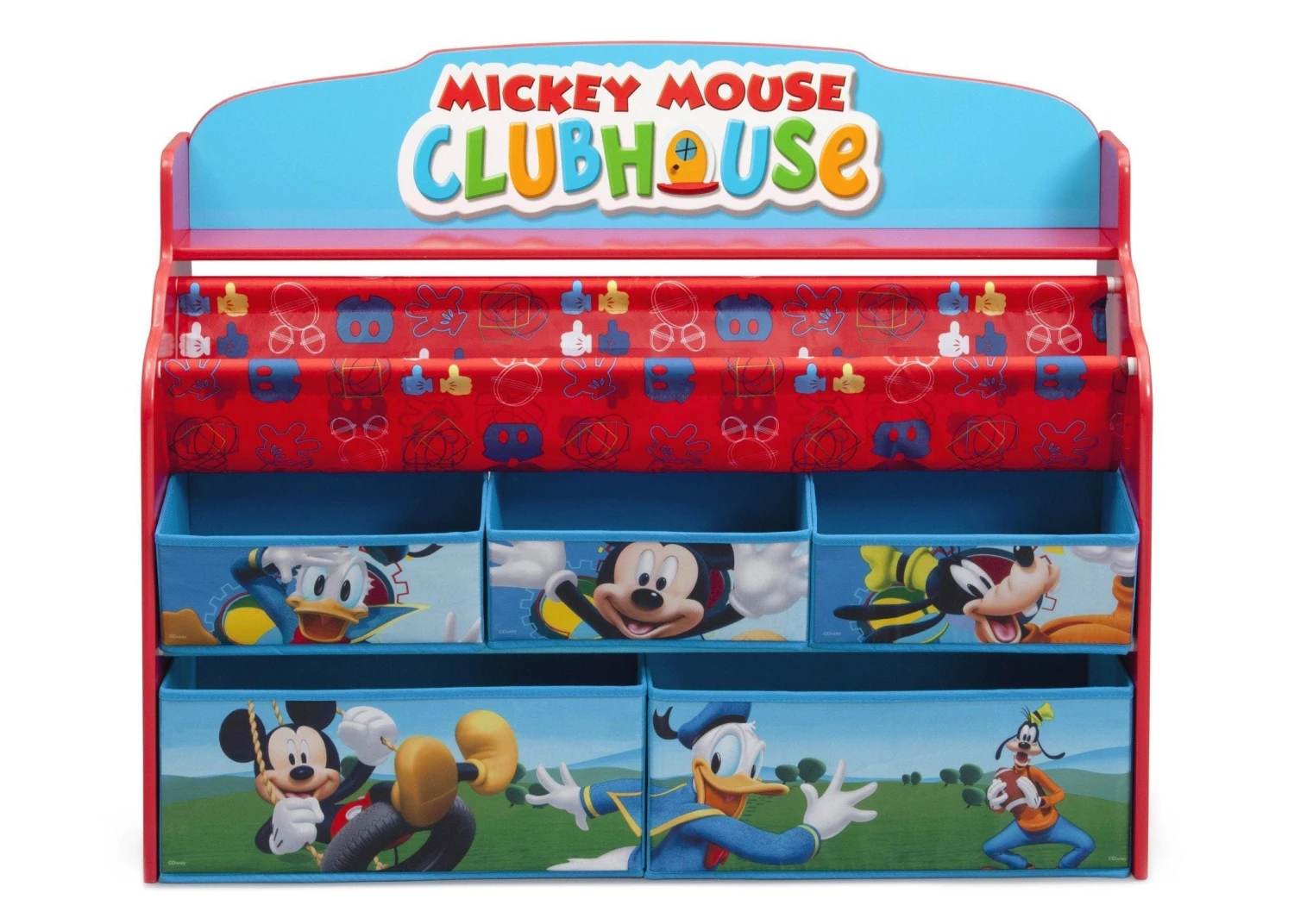 Delta Children Mickey Mouse Deluxe Book & Toy Organizer 5 Delta Children Mickey Mouse Deluxe Book & Toy Organizer - Image 5