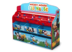 Delta Children Mickey Mouse Deluxe Book & Toy Organizer 9 Delta Children Mickey Mouse Deluxe Book & Toy Organizer -Delta Children TB84983MM mickey delux book toy organizer left hi res 0f701aa1 78d2 42c5 bee0 17660e2a92d8