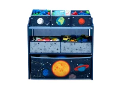 Delta Children Space Adventures Design And Store Toy Organizer -Delta Children TB87204GN generic space multi bin toy organizer front props high res scaled