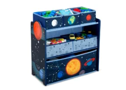 Delta Children Space Adventures Design And Store Toy Organizer -Delta Children TB87204GN generic space multi bin toy organizer right props 01 high res scaled
