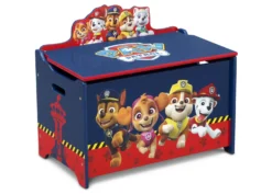 Delta Children PAW Patrol Deluxe Toy Box -Delta Children TB87207PW paw patrol wooden toy box right hi res scaled
