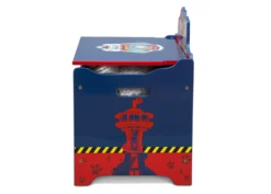 Delta Children PAW Patrol Deluxe Toy Box -Delta Children TB87207PW paw patrol wooden toy box side 02 hi res scaled