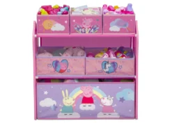 Delta Children Peppa Pig 6 Bin Design And Store Toy Organizer -Delta Children TB87230PG peppa design store front props hi res scaled