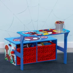 Delta Children Spidey And His Amazing Friends Activity Bench 9 Delta Children Spidey And His Amazing Friends Activity Bench -Delta Children TB87242SM 1163 activity bench spidey and friends lifestyle 103