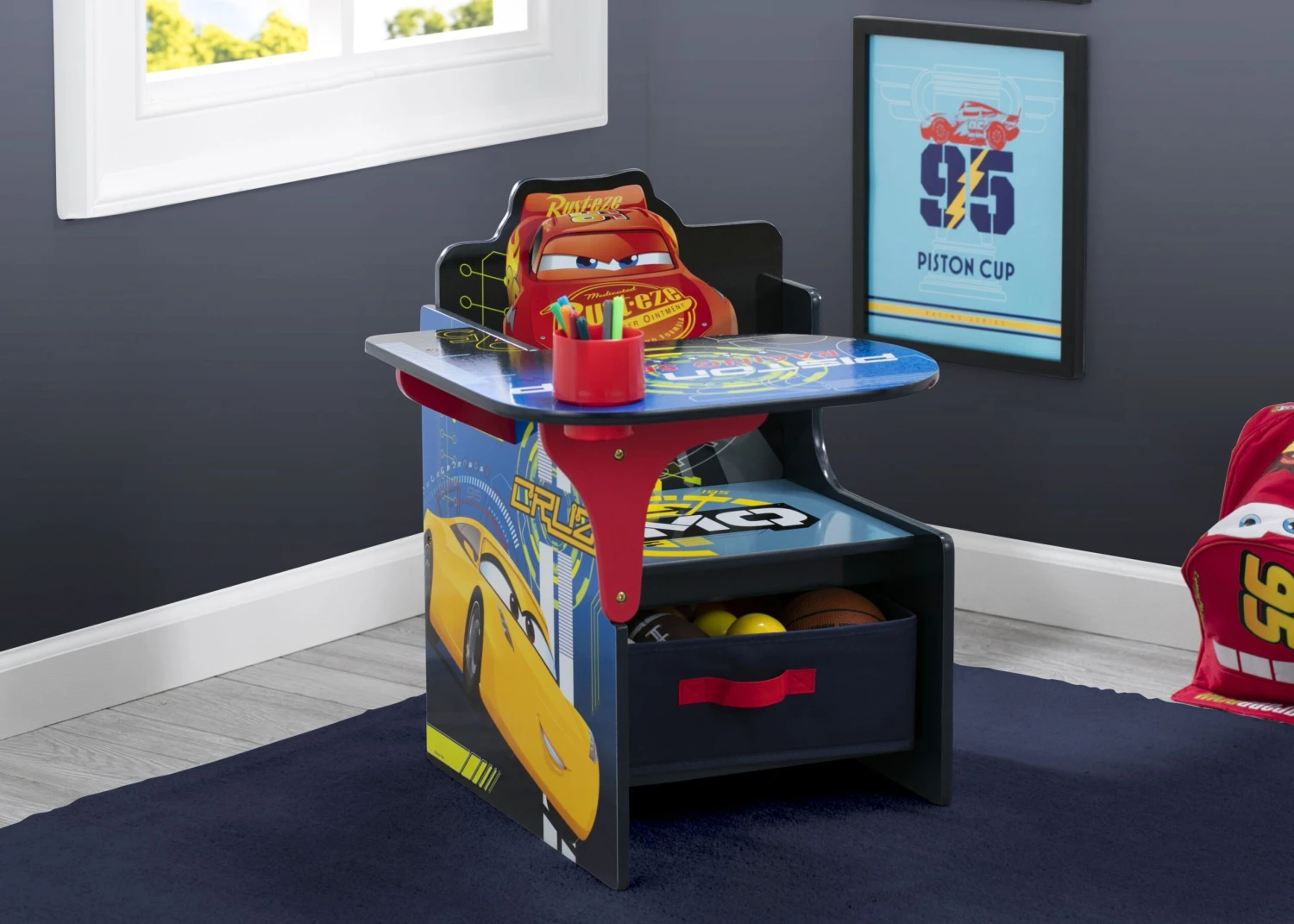 Delta Children Cars Chair Desk With Storage Bin 1 Delta Children Cars Chair Desk With Storage Bin