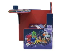 Delta Children PJ Masks Chair Desk With Storage Bin -Delta Children TC83676PJ PJ masks chair desk side 01 scaled