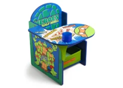 Delta Children Teenage Mutant Ninja Turtles Chair Desk With Storage Bin -Delta Children TC85723NT ninja turtle chair desk right hi res 2268cf97 dc63 4502 8c89 819ba9497547