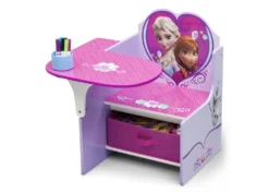 Delta Children Frozen Chair Desk With Storage Bin -Delta Children TC85848FZ frozen chair desk left props hi res 070a6728 26bd 405c ae08 abdd5e1a2130