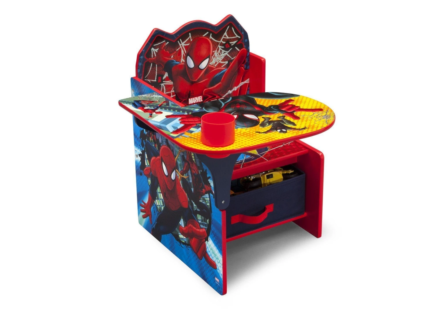 Delta Children Spider-Man Chair Desk With Storage Bin 2 Delta Children Spider-Man Chair Desk With Storage Bin - Image 2
