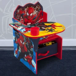 Delta Children Spider-Man Chair Desk With Storage Bin 9 Delta Children Spider-Man Chair Desk With Storage Bin -Delta Children TC8714SA 1205 chair desk spiderman lifestyle 103