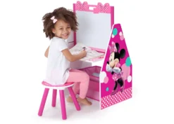 Delta Children Minnie Mouse Deluxe Kids Art Table - Easel, Desk, Stool, Toy Organizer 9 Delta Children Minnie Mouse Deluxe Kids Art Table - Easel, Desk, Stool, Toy Organizer -Delta Children TE87519MN minnie activity center desk model hi res b2bdd564 ce5a 44cb 9f47 50479dd5c5d9 scaled