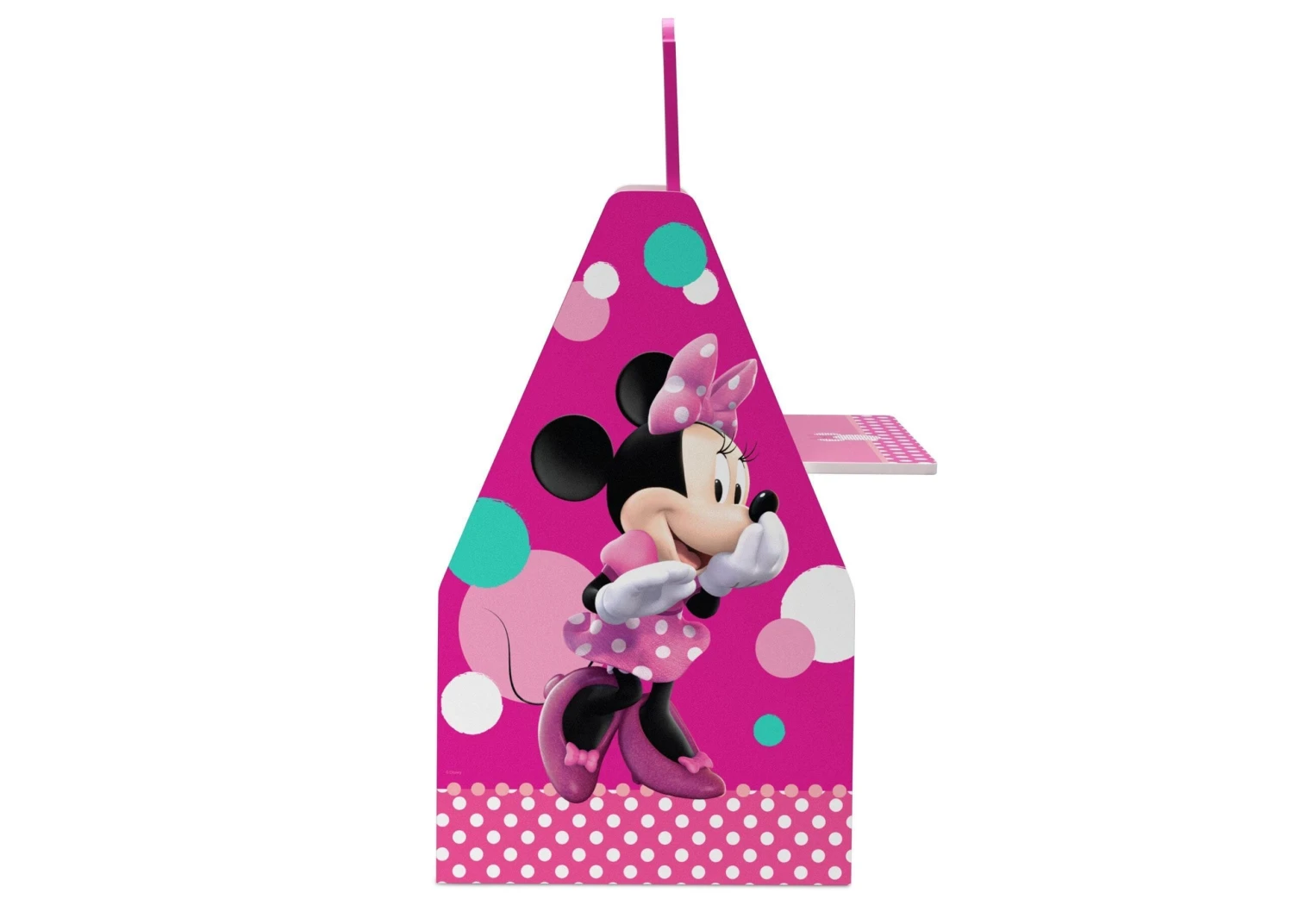 Delta Children Minnie Mouse Deluxe Kids Art Table - Easel, Desk, Stool, Toy Organizer 5 Delta Children Minnie Mouse Deluxe Kids Art Table - Easel, Desk, Stool, Toy Organizer - Image 5