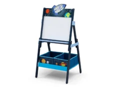 Delta Children Space Adventures Wooden Activity Easel With Storage -Delta Children TE87544SA space whiteboard easel left high res scaled