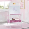 Delta Children Princess Crown Wooden Activity Easel With Storage
