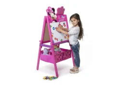 Delta Children Minnie Mouse Wooden Double Sided Activity Easel 11 Delta Children Minnie Mouse Wooden Double Sided Activity Easel -Delta Children TE87574MN minnie wooden easel model left whiteboard 01 hi res b5289053 d313 44c0 94eb 2149d1347624
