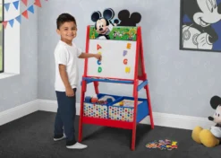 Delta Children Mickey Mouse Wooden Double Sided Activity Easel