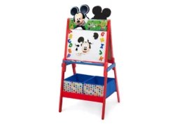 Delta Children Mickey Mouse Wooden Double Sided Activity Easel -Delta Children TE87575MM mickey mouse wooden easel white hi res a57f3041 8587 401b a569 1e21e151faea