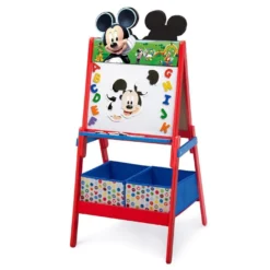 Delta Children Mickey Mouse Wooden Double Sided Activity Easel -Delta Children TE87575MM mickey mouse wooden easel white hi res acc6bbfc 8edb 43fe a0d3 f8392b7ce261