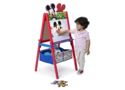 Delta Children Mickey Mouse Wooden Double Sided Activity Easel -Delta Children TE87575MM mickey wooden easel model left whiteboard 03 hi res 5229aad8 2c5f 41cd 8610 b1456c4e3d1c