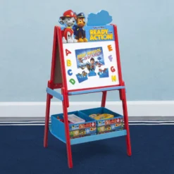 Delta Children PAW Patrol Wooden Double Sided Activity Easel -Delta Children TE87578PW 1121 double sided easel paw patrol lifestyle 103