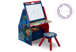 Delta Children PAW Patrol Deluxe Kids Art Table - Easel, Desk, Stool, Toy Organizer -Delta Children TE87595PW R1121 PAW Patrol Deluxe Kids Art Table Easel Desk Stool Toy Organizer nocolor silo 98 scaled