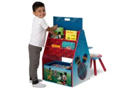 Delta Children Mickey Mouse Activity Center - Easel Desk With Stool & Toy Organizer 11 Delta Children Mickey Mouse Activity Center - Easel Desk With Stool & Toy Organizer -Delta Children TE87598MM mickey activity center book model hi res scaled