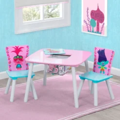 Delta Children Trolls World Tour Table And Chair Set With Storage -Delta Children TT87401TR crop square