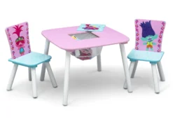 Delta Children Trolls World Tour Table And Chair Set With Storage -Delta Children TT87401TR trolls tnc right props hi res scaled
