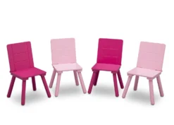 Delta Children Kids Table And Chair Set (4 Chairs Included) 29 Delta Children Kids Table And Chair Set (4 Chairs Included) -Delta Children TT87413GN TNC Pink White chairs hi res 5aa4a258 ed9c 491a 826b 6922f0f75241 scaled