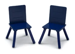 Delta Children Kids Table And Chair Set With Storage (2 Chairs Included) -Delta Children TT89114GN storage table and chair set grey blue chairs 01 high res scaled