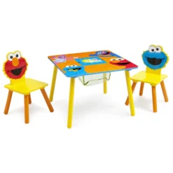 Delta Children Sesame Street Table And Chair Set With Storage 7 Delta Children Sesame Street Table And Chair Set With Storage -Delta Children TT89339SS crop square