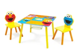 Delta Children Sesame Street Table And Chair Set With Storage 6 Delta Children Sesame Street Table And Chair Set With Storage -Delta Children TT89339SS sesame puzzle table n chairs left hi res 19652886 5b00 40ab a00d fdcf0aa463ee