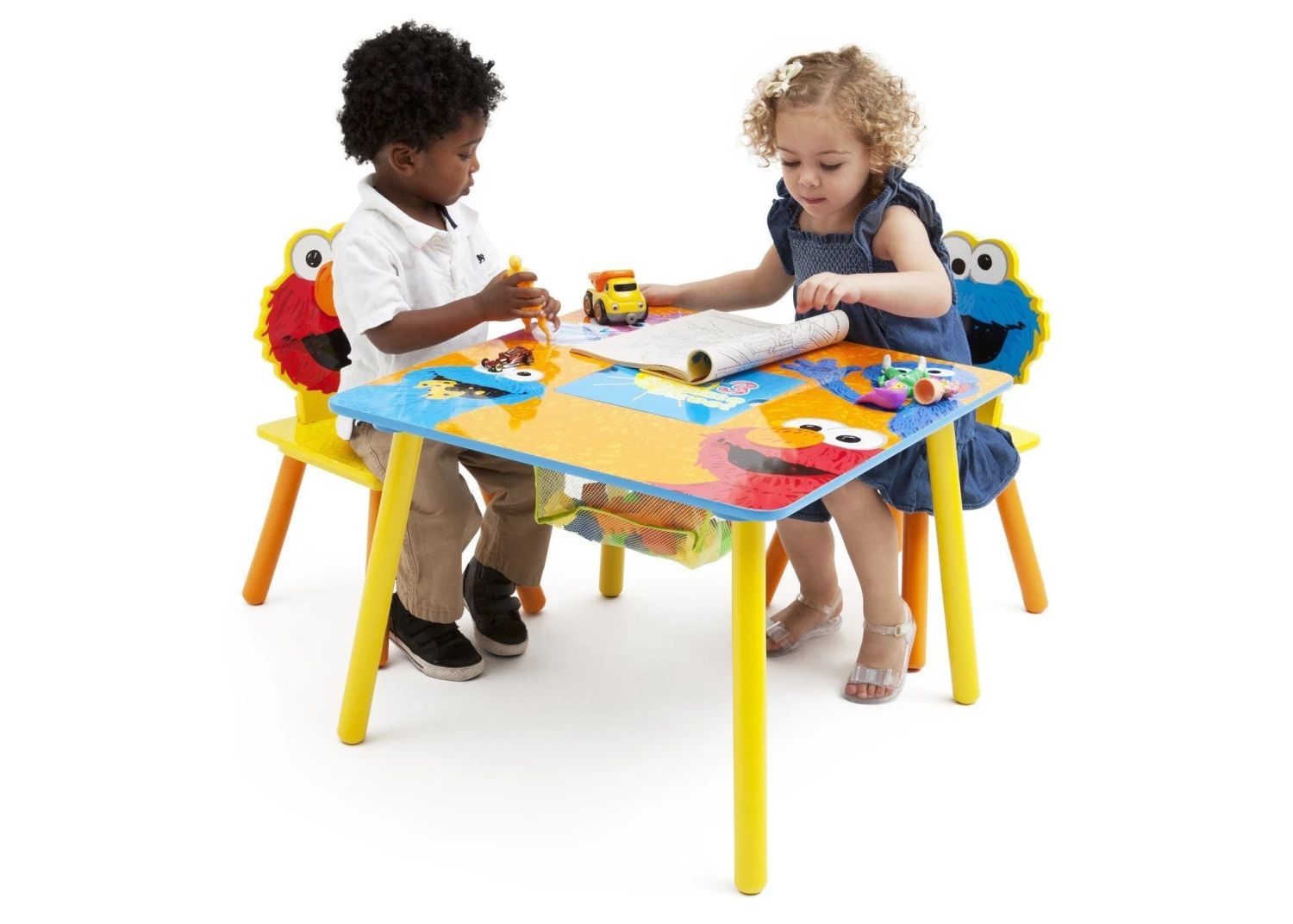 Delta Children Sesame Street Table And Chair Set With Storage 1 Delta Children Sesame Street Table And Chair Set With Storage