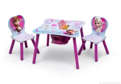 Delta Children Frozen Table & Chair Set With Storage -Delta Children TT89494FZ frozen table n chair toykeep chair left props hi res 4eab43e8 c2d1 4f58 bbff b7051470767d