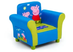 Peppa Pig Upholstered Chair -Delta Children UP83583PG peppa upholstered chair right hi res copy scaled