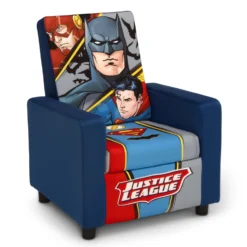 Delta Children Justice League High Back Upholstered Chair -Delta Children UP83636JL 1215 hiback chair justice league silo 02