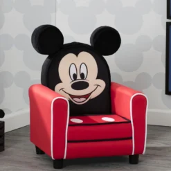 Delta Children Mickey Mouse Figural Upholstered Kids Chair