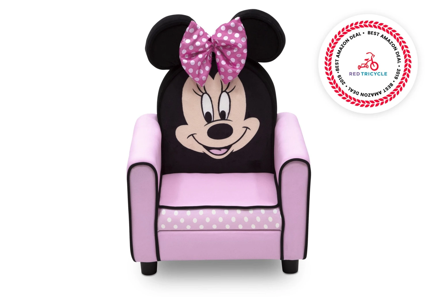 Delta Children Minnie Mouse Figural Upholstered Kids Chair 3 Delta Children Minnie Mouse Figural Upholstered Kids Chair - Image 3