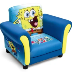 Delta Children SpongeBob Upholstered Chair -Delta Children UP85798SB spongebob upholstered chair right hi res c2460ee0 4e9b 430f a55f 61a876daa66a