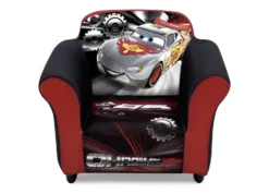 Delta Children Disney/Pixar Cars Upholstered Chair (with Sculpted Plastic Frame) -Delta Children UP85930CR cars upholstered chair US walmart front hi res 40a41e53 3ce2 4158 a62c 66362a822c0d