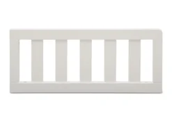 Delta Children Toddler Guardrail (W0060) 33 Delta Children Toddler Guardrail (W0060) -Delta Children W0060 1349 Toddler Guardrail Textured White Silo 01 scaled