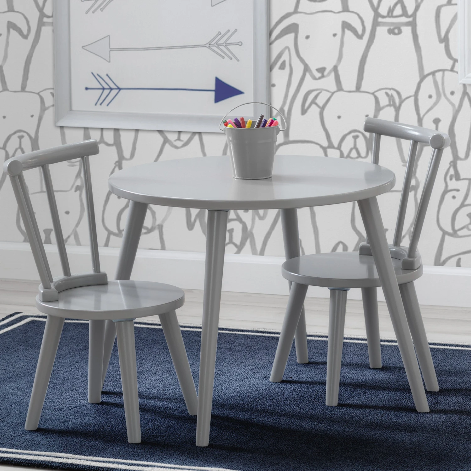 Delta Children Homestead Table And Chair Set (2 Chairs Included) 5 Delta Children Homestead Table And Chair Set (2 Chairs Included) - Image 5