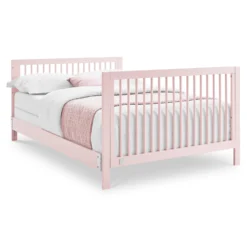 BabyGap Full Size Bed Rails (W173750) -Delta Children W173150 1379 Charlie 6in1 Crib Blush Silo 111