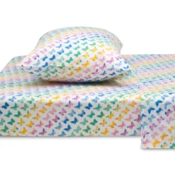 Delta Children Butterflies 3-Piece Twin Sheet Set -Delta Children ap23uponkoaqmsx72t6r