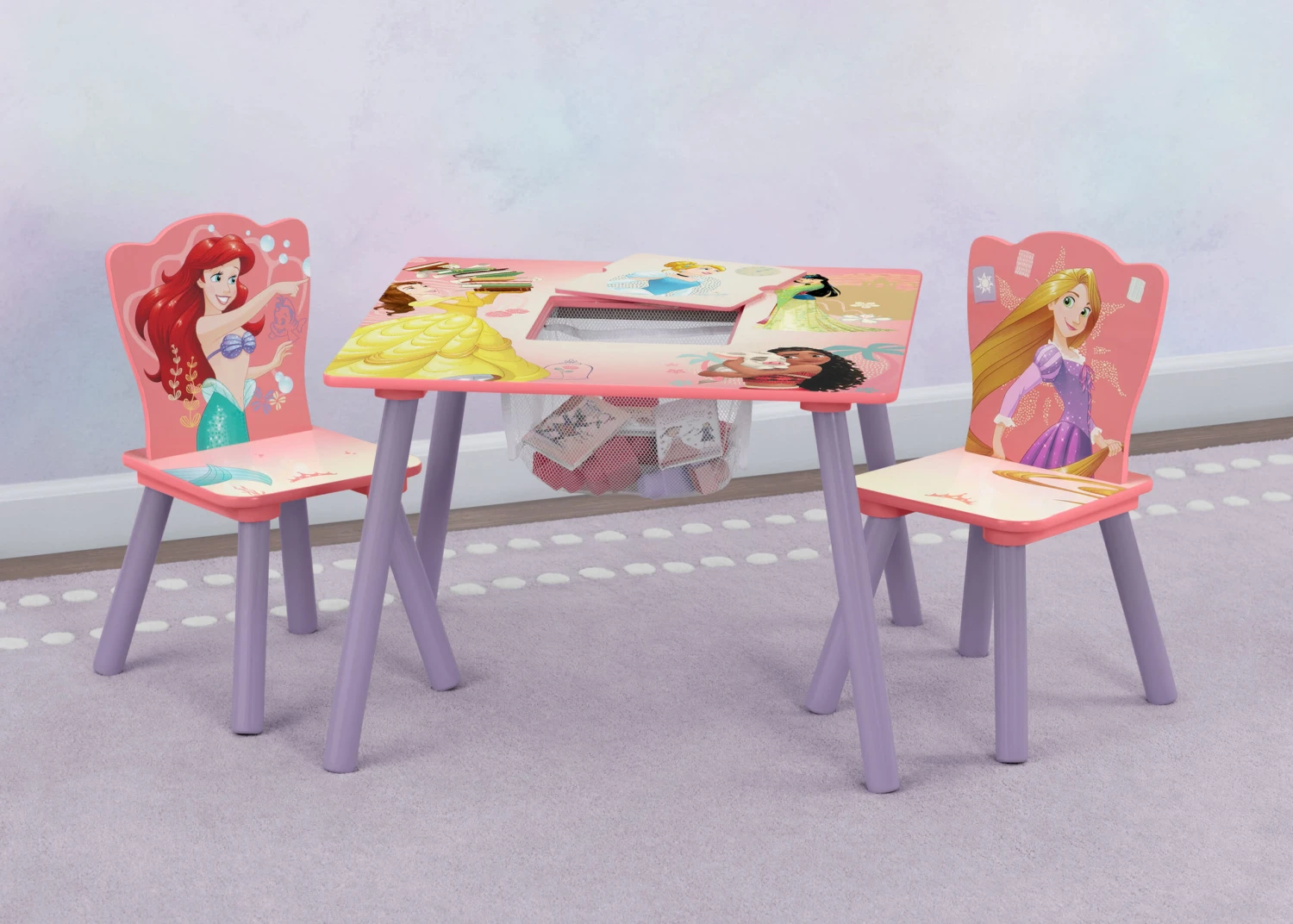 Delta Children Princess Table And Chair Set With Storage 1 Delta Children Princess Table And Chair Set With Storage