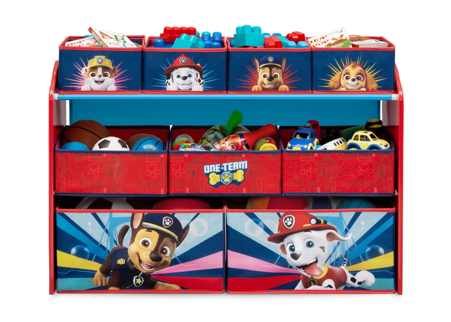 Delta Children PAW Patrol Deluxe 9 Bin Design And Store Toy Organizer 2 Delta Children PAW Patrol Deluxe 9 Bin Design And Store Toy Organizer - Image 2